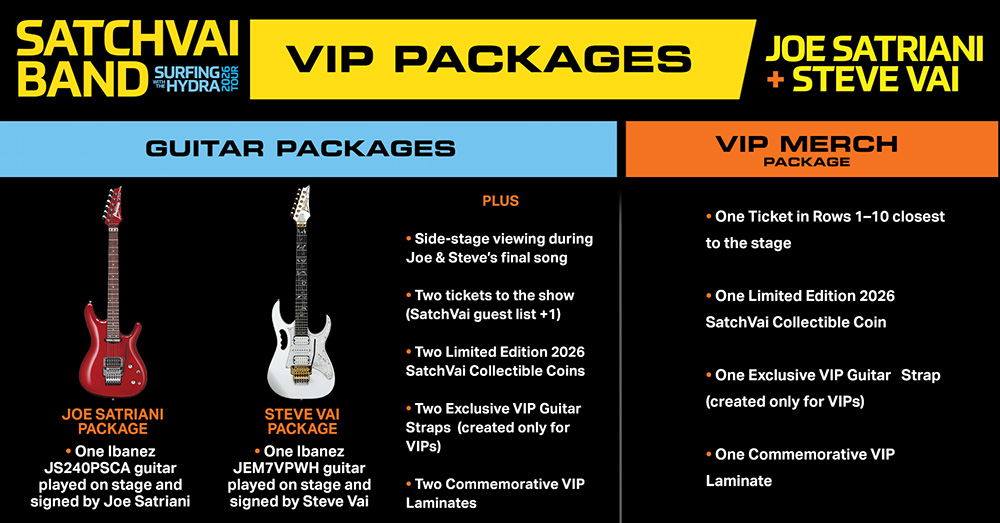SATCHVAI BAND VIP PACKAGE DESCRIPTION